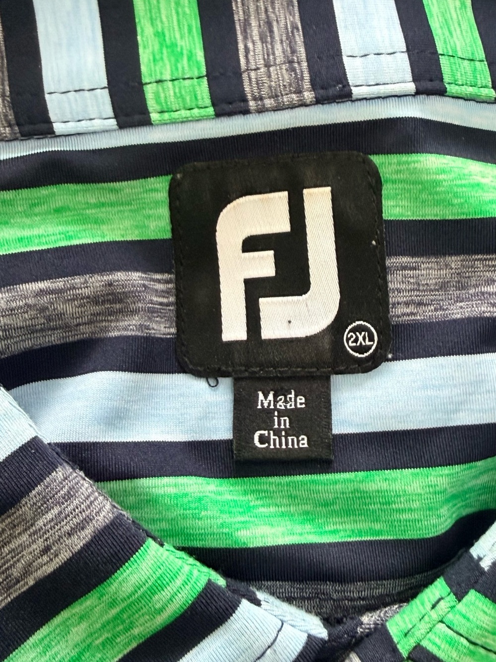 FootJoy | Stripped ProDry Performance Golf Polo | Size XXL - Picture 3 of 4